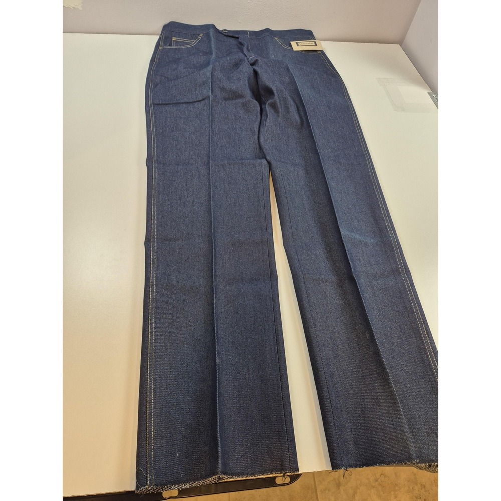 VTG SANSABELT Jeans Mens 40x37 Blue High Rise Straight Leg Comfort Denim Pants